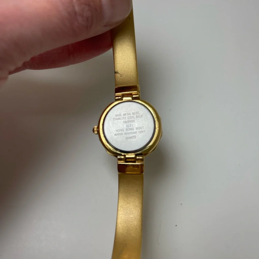 Anne Klein Ladies Gold analog watch with Classic Design and Minimalist Style